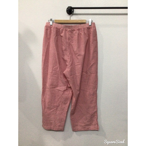 Vintage Blair Red/White Checkered Crop Pants - Picture 2 of 5